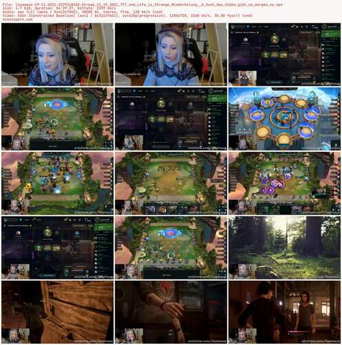 Lisamaus - 19 11 2021 2279318402 - Stream 11 19 2021 Tft Und Life Is Strange Wiederholung D Auch Das Video Gibt Es Morgen No 720p - Preview