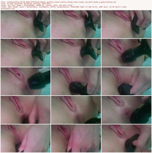 Littlespittle - 30 05 2020 377173149 - Higher Quality Video Likely Coming Later Today. My Butt Needs A Good Fucking 1080p - Preview