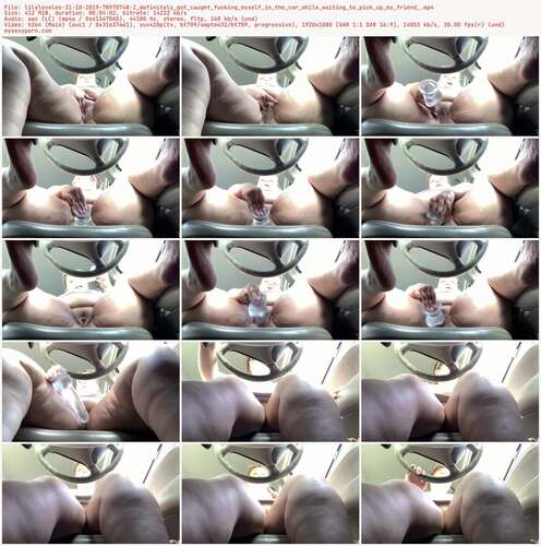 Lilyloveles - 31 10 2019 78970748 - I Definitely Got Caught Fucking Myself In The Car While Waiting To Pick Up My Friend 1080p - Preview