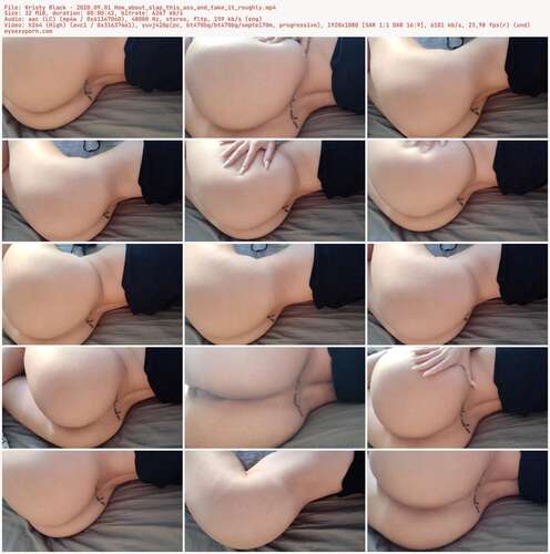 Kristy Black - 2020.09.01 How About Slap This Ass And Take It Roughly 1080p - Preview