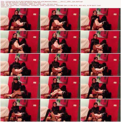 Littlebiocide - 22 11 2022 2690182319 - Happy Week With Wednesday Addams Part 2 With Jack Shark 1080p - Preview