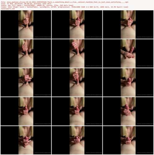 Miss.Madison.Olivia - 22 12 2021 2309259450 - There S Something About A Slow Sensual Handjob That Is Just Sooo Satisfying 1080p - Preview