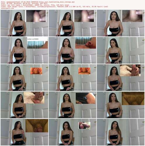 Madamsamantha11 - 19 04 2019 28909232 - Enjoy Your Humiliating Dick Ratings 540p - Preview
