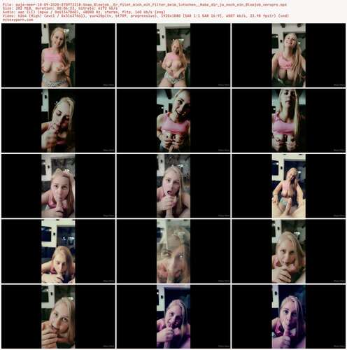Maja - Meer 10 09 2020 870973218 - Snap Blowjob Er Filmt Mich Mit Filter Beim Lutschen Habe Dir Ja Noch Ein Blowjob Verspro 1080p - Preview