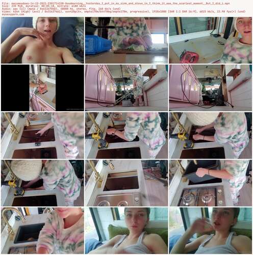 Macymeadows - 14 12 2021 2301714158 - Goodmorning Yesterday I Put In My Sink And Stove In I Think It Was The Scariest Moment But I Did I 1080p - Preview