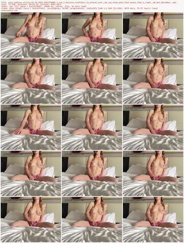 Miss.Madison.Olivia - 24 10 2023 3061970889 - I Can T Believe Locktober Is Almost Over Do You Know What That Means That S Right No Nut November 1072p - Preview