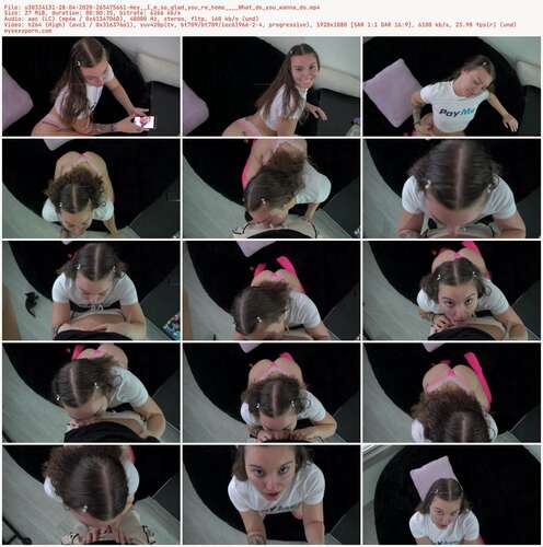 U30334131 - - 28 04 2020 265475661 Hey I M So Glad You Re Home What Do You Wanna Do 1080p - Preview