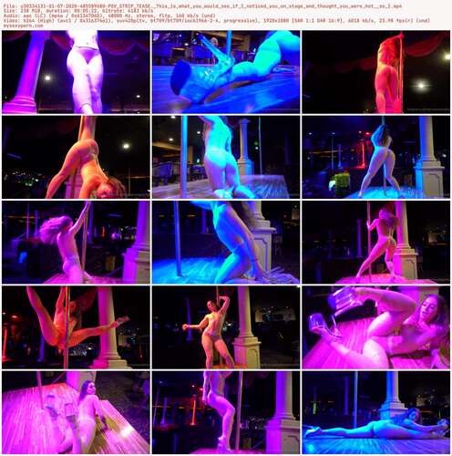 U30334131 - - 01 07 2020 485589680 Pov Strip Tease. This Is What You Would See If I Noticed You On Stage And Thought You Were Hot So I 1080p - Preview