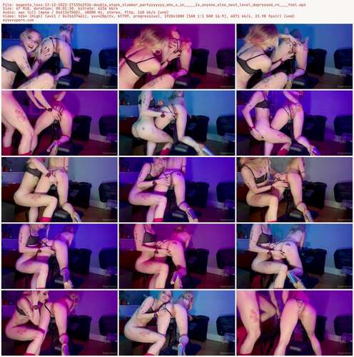 Magenta Lexx - 13 12 2022 2715562936 - Double Stack Slumber Partyyyyyyy Who S In Is Anyone Else Next Level Depressed Rn Feel 1080p - Preview