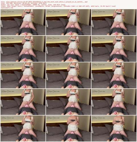 Miss.Madison.Olivia - 22 07 2022 2531506414 - I Had The Best Seat While I Played On My Switch 814p - Preview