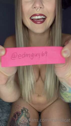 Mandicat – 14 02 2021 2032460669 – Congratulations Edmguy69 Thank You To Everyone Who Participated I Will 1920p - Cover