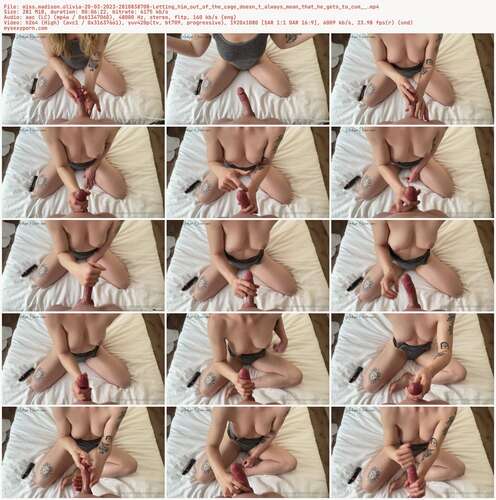 Miss.Madison.Olivia - 20 03 2023 2810838708 - Letting Him Out Of The Cage Doesn T Always Mean That He Gets To Cum 1080p - Preview
