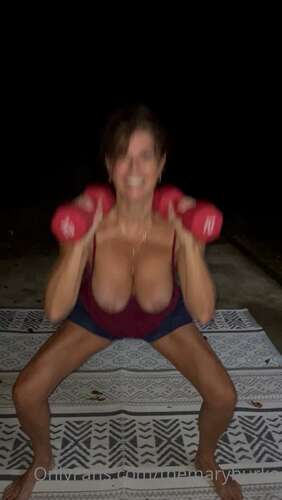 Themaryburke – 24 08 2022 2572342356 – Late Night Topless Workout. 1920p - Cover