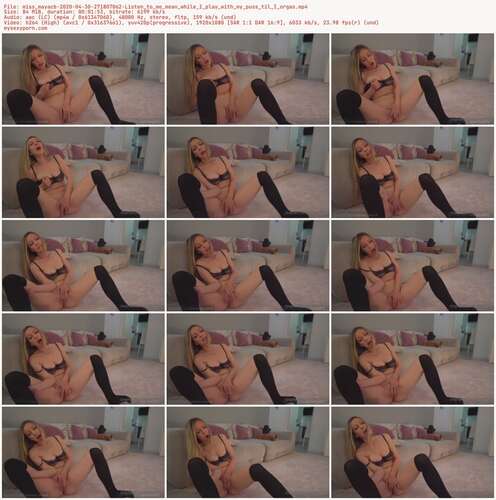 Miss Mayacb - 2020 04 30 271807062 - Listen To Me Moan While I Play With My Puss Til I Orgas 1080p - Preview