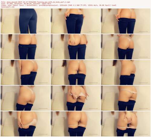 Miss Mayacb - 2019 10 17 72766302 - Teasing You With My Body Part 1 624p - Preview