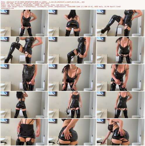 Misslexa - 17 10 2020 1091874049 - Bdsm In Latex I Can Be Whatever U Want Me To Be 1080p - Preview
