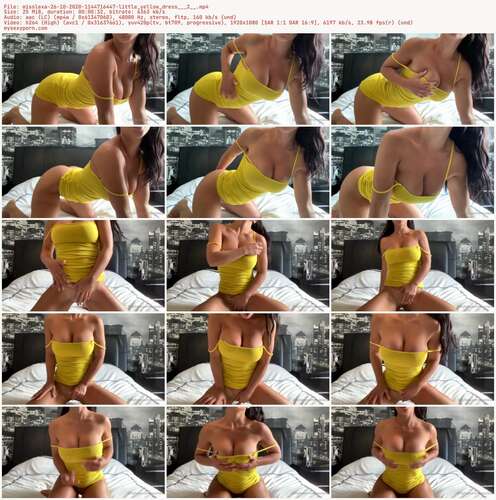 Misslexa - 26 10 2020 1144716447 - Little Yellow Dress 2 1080p - Preview