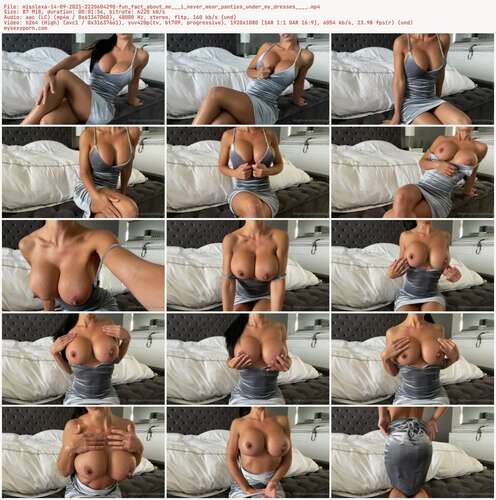 Misslexa - 14 09 2021 2220604290 - Fun Fact About Me I Never Wear Panties Under My Dresses 1080p - Preview