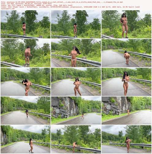 Misslexa - 16 09 2022 2603295835 - Fully Naked On A Real Street I Was Just In A Slutty Mood That Day...I Stopped The Ca 1080p - Preview