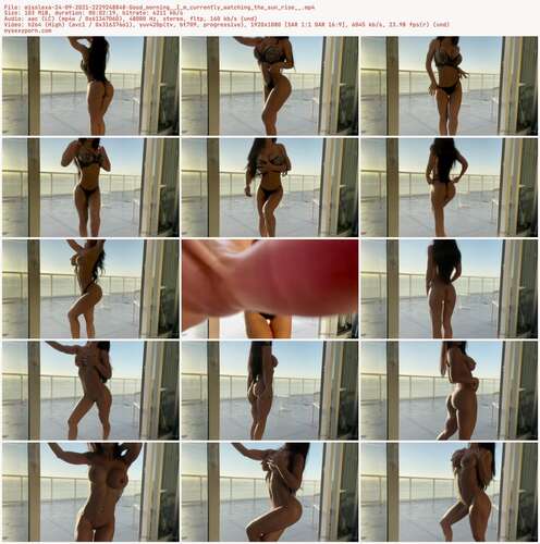 Misslexa - 24 09 2021 2229248848 - Good Morning I M Currently Watching The Sun Rise 1080p - Preview