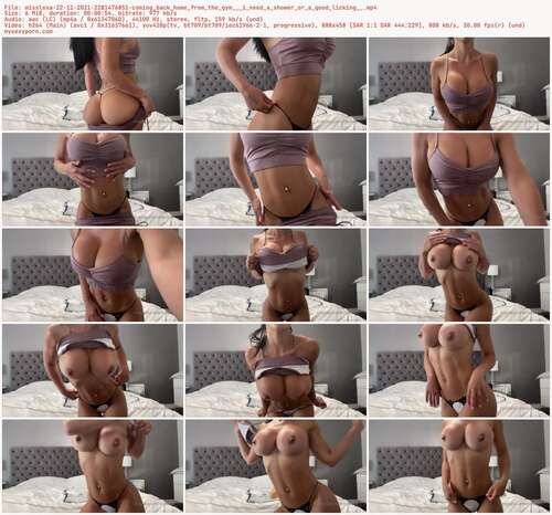 Misslexa - 22 11 2021 2281476851 - Coming Back Home From The Gym I Need A Shower Or A Good Licking 458p - Preview