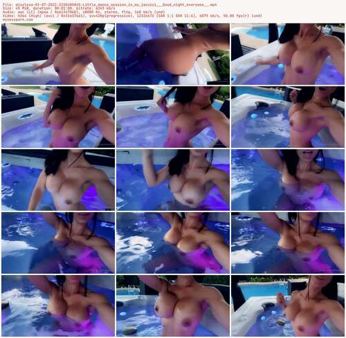 Misslexa - 01 07 2021 2150485845 - Little Dance Session In My Jacuzzi Good Night Everyone 672p - Preview