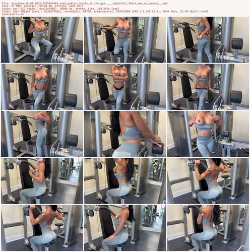 Misslexa - 10 02 2022 2359044981 - Some Public Nudity At The Gym Hopefully There Was No Camera 1080p - Preview