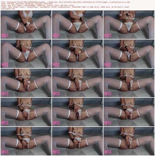 Fluoisreal - 25 04 2021 2092635366 - Sunday... Video Day So I Actually Had Other Intentions My Little Edger I Wanted You To E 1080p - Preview