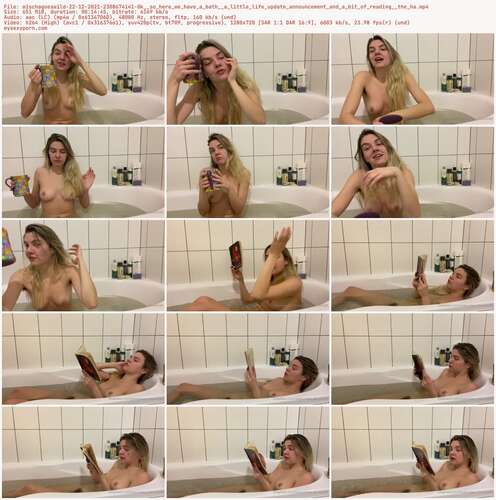 Mischagoeswild - 22 12 2021 2308674141 - Ok So Here We Have A Bath A Little Life Update Announcement And A Bit Of Reading The Ha 720p - Preview