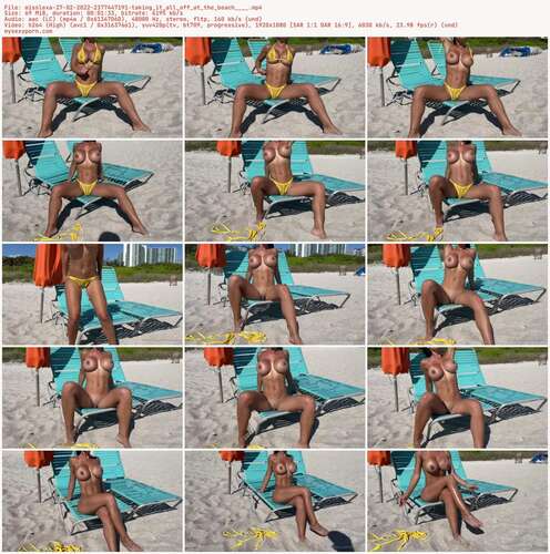 Misslexa - 27 02 2022 2377447191 - Taking It All Off At The Beach 1080p - Preview