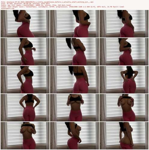 Misslexa - 07 01 2021 2003690176 - A Little Naughtiness Before I Actually Start Working Out 1080p - Preview