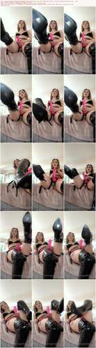 Iworshipavaonyx - 06 04 2021 2055414191 - Worship My Shiny New Sub Funded Boots While I Tease You With My Big Pink Cock 1280p - Preview