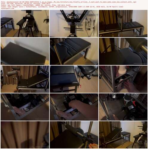 Meesteresnoir - 04 09 2022 2587419331 - I Am So Happy My New Furniture Has Finally Arrived I Cant Wait To Make Make Some New Content With 1080p - Preview