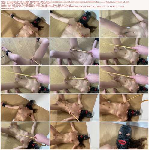 Meesteresnoir - 30 11 2020 1359857037 - After Her Tit Suspension She Got Some Hard Pussy Punishment Too.. This Is A Previeuw. I 1080p - Preview