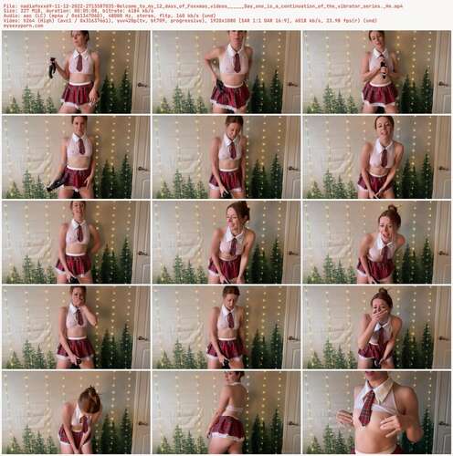 Nadiafoxx69 - 11 12 2022 2713587035 - Welcome To My 12 Days Of Foxxmas Videos Day One Is A Continuation Of The Vibrator Series. He 1080p - Preview