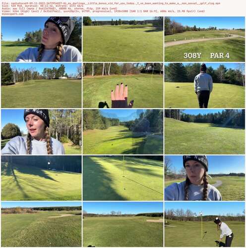 Nadiafoxx69 - 09 11 2022 2672954037 - Hi My Darlings Little Bonus Vid For You Today. I Ve Been Wanting To Make A Non Sexual Golf Vlog 1080p - Preview
