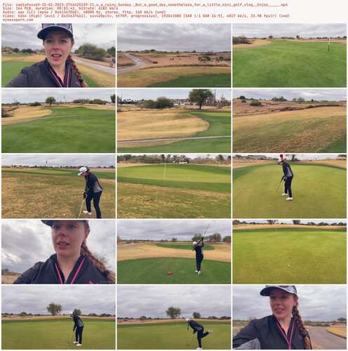 Nadiafoxx69 - 15 01 2023 2744425239 - It S A Rainy Sunday. But A Good Day Nonetheless For A Little Mini Golf Vlog Enjoy 1080p - Preview