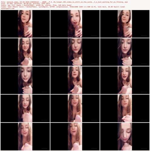 Natural Emma - 23 02 2020 158550462...Boom. P.S. My Longer Joi Video Is Still On The Cards. I M Just Waiting For My Filming 1080p - Preview