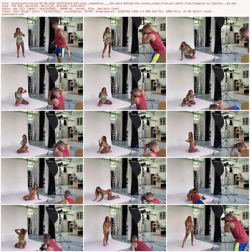 Nicholasferresvip - 05 08 2022 2549131642 - Bts With Meganblue One More Behind The Scenes Video From Our Shoot From Lingerie To Topless He 910p - Preview