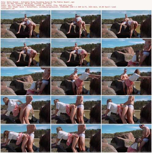 Kelly Aleman - Extremely Risky Pounding Pussy On The Public Beach!. 1080p - Preview