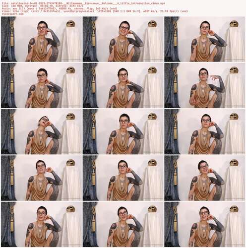 Nataliewinz - 14 01 2023 2743478188 - Willkommen Bienvenue Welcome A Little Introduction Video 1080p - Preview