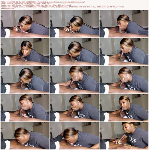 Nogag5011 - 10 06 2021 2132592028 - I Love Being On My Knees Pleasing My Black Kings 1080p - Preview