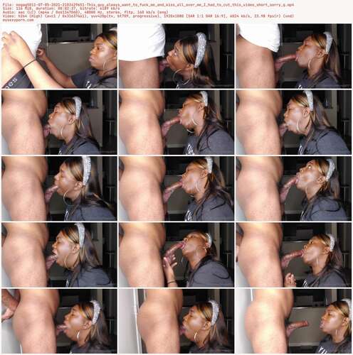 Nogag5011 - 07 05 2021 2103429651 - This Guy Always Want To Fuck Me And Kiss All Over Me I Had To Cut This Video Short Sorry G 1080p - Preview