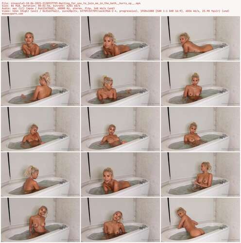 Ninacola3 - 10 06 2021 2128937799 - Waiting For You To Join Me In The Bath Hurry Up 1080p - Preview