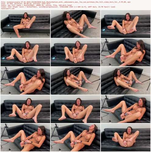 Nycbisexcouple - 27 01 2022 2343843838 - Anal Masturbation With Abbysomers Wow You Can Purchase The Full Video Here For 9.99 Or 1080p - Preview