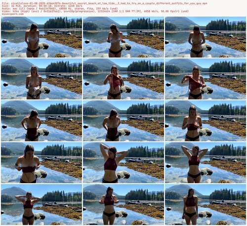 Nicollelove - 01 08 2020 626643076 - Beautiful Secret Beach At Low Tide I Had To Try On A Couple Different Outfits For You Guy 624p - Preview