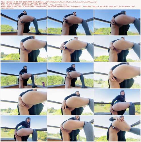 Obokozu - 30 10 2020 1167435897 - Big Buttplug.. Struggled A Bit To Put It In Let S Go For A Walk 1080p - Preview