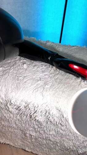 Olgachulitskaya – 03 02 2022 2350900722 – My New Heels. Not Too High And Not Too Low. Perfect For Shopping In This Vinyl Suit 1920p - Cover