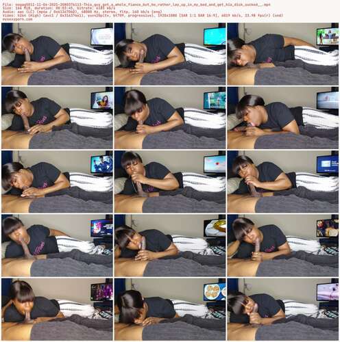 Nogag5011 - 11 04 2021 2080376113 - This Guy Got A Whole Fiance But He Rather Lay Up In My Bed And Get His Dick Sucked 1080p - Preview