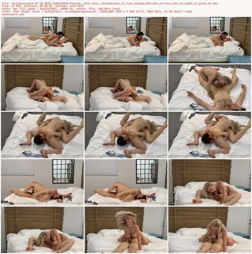 Nycbisexcouple - 07 10 2020 1030239010 - Preview Kate Join Misskatejoin Is Fast Asleep When Ben Arrives Late At Night To Greet He 1080p - Preview